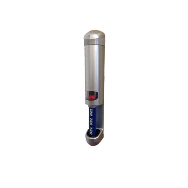 Gel Dispensing Hygienic Door Handle Silver